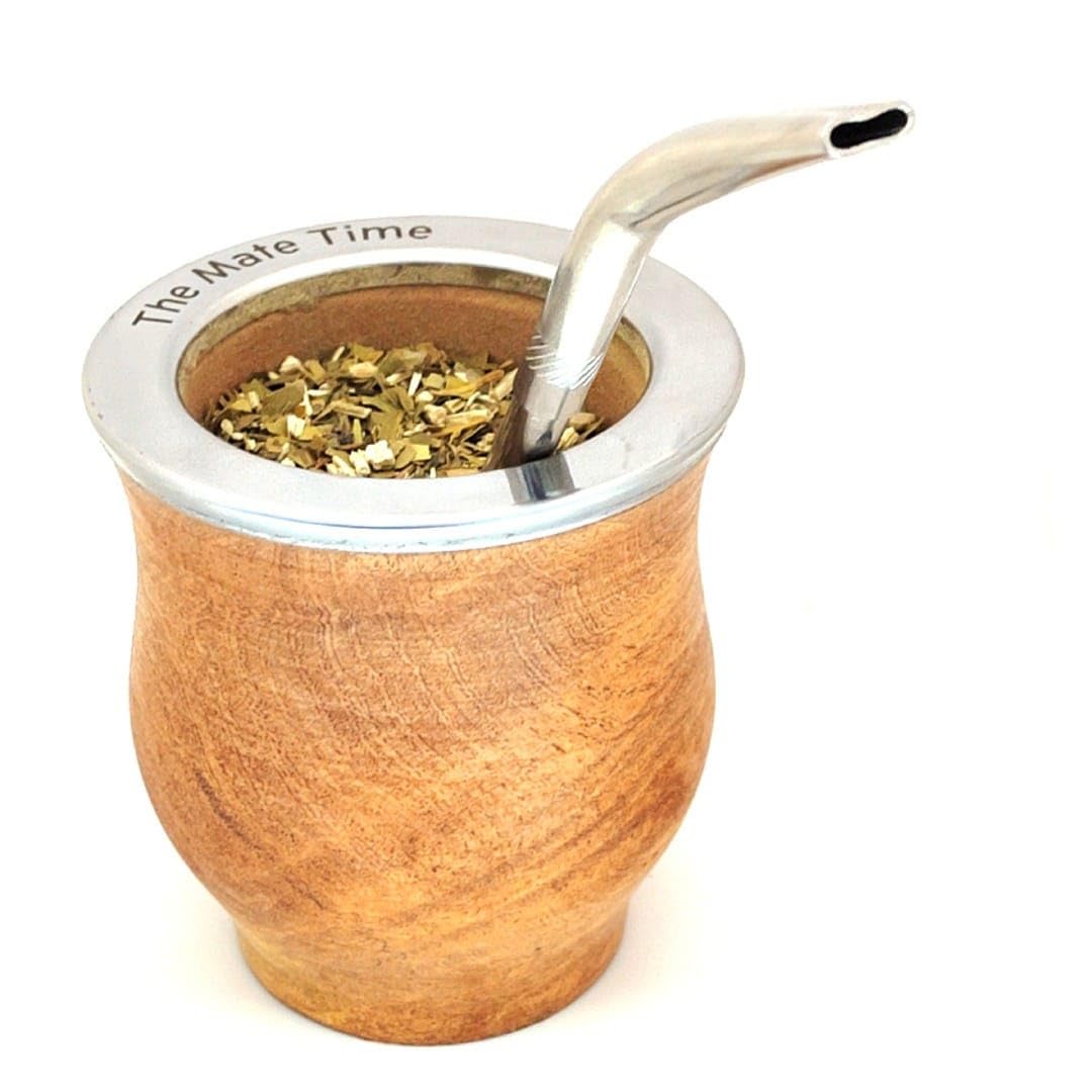 The Mate Time Yerba Mate Cup and Bombilla Set - Handmade in